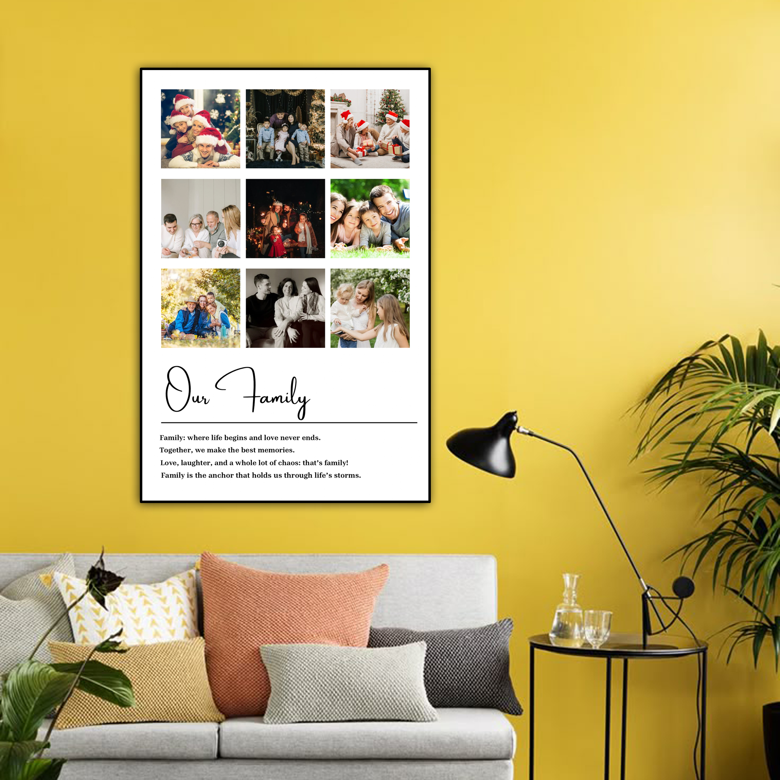 Customized Family frame - SnapZoom.pk